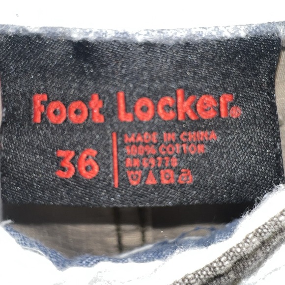 VTG Foot Locker‎ Shorts Men's 36 x 11.5 Camo Cargo Grunge Skater Baggy Heavy - Picture 5 of 8